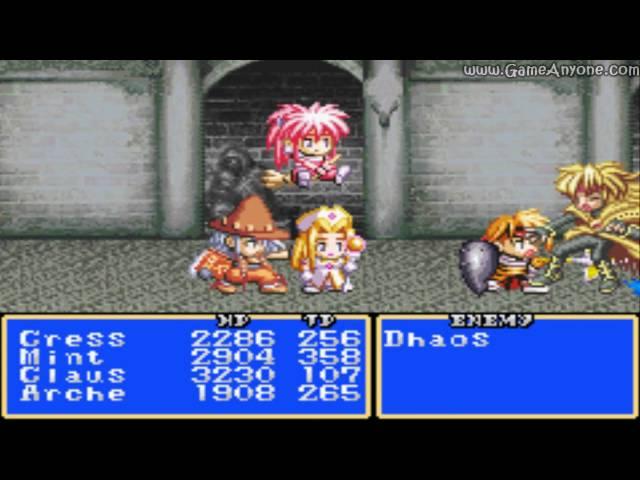 Tales of Phantasia [GBA] Walkthrough - Part 45 - BOSS: Dhaos