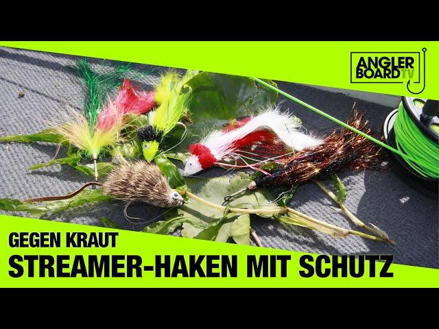 Haken mit Krautschutz | Selber binden | Fliegenfischen auf Hecht | Anglerboard TV