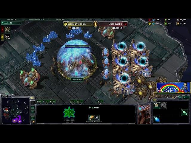 WhiteRa vs DarkForce - Game 1 - PvZ - Terminus - StarCraft 2