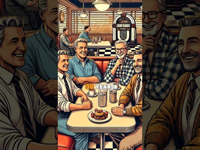 4 Friends Meet After 30 years.#funny #funnyvideo #comicstory