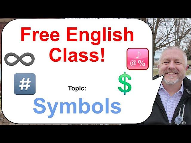 Let's Learn English! Topic: Symbols #️️