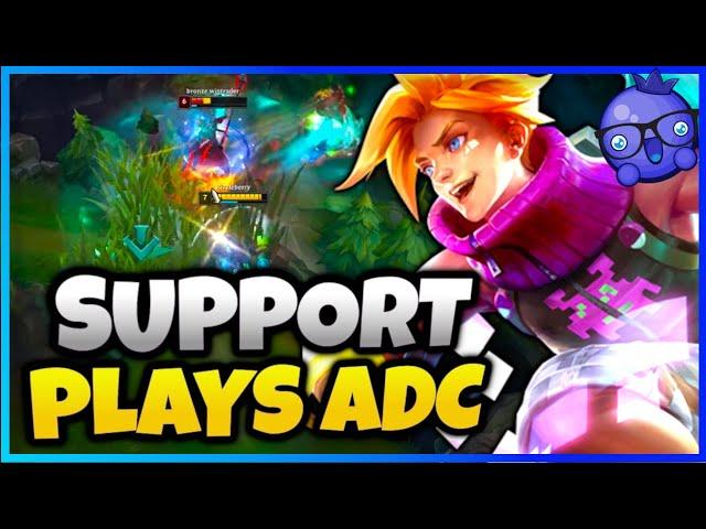 This is how a Support main plays adc