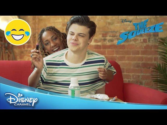 The Squeeze | Best Bits - No Arms Makeup Challenge | Official Disney Channel UK