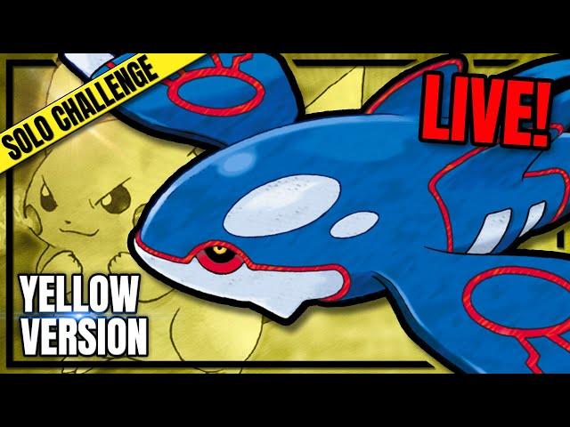 LIVE! Kyogre Only - Pokemon Yellow (feat. SteveMPlays & Speedrunner0218)