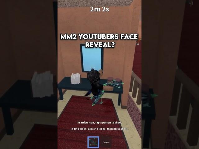 MM2 YOUTUBERS FACE REVEAL #mm2 #shorts