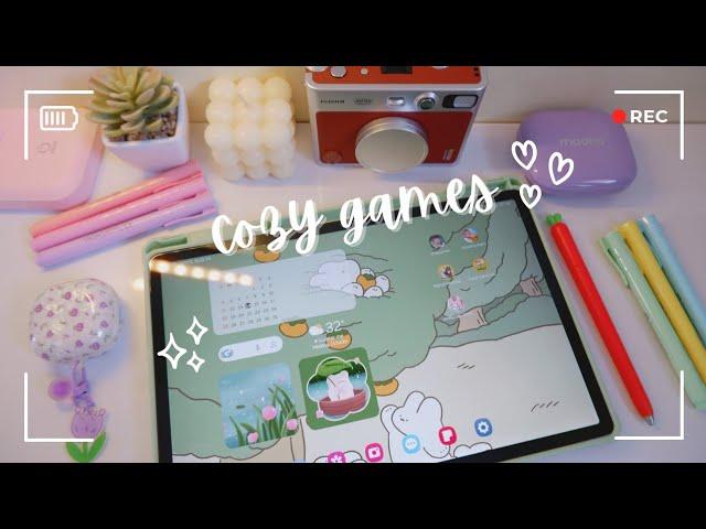 cozy games on my samsung tablet [samsung tab s7 fe]