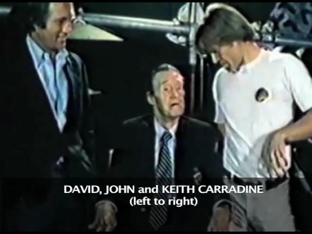 John, David And Keith Carradine Goofing Around.