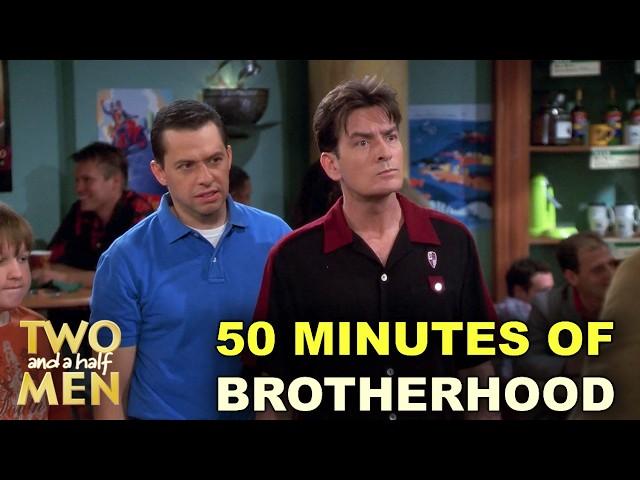 Supercut: Charlie and Alan, Brothers Extraordinaire | Two and a Half Men