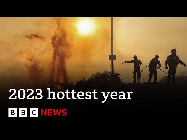 2023 confirmed as world's hottest year on record - BBC News