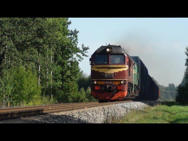 "Двойная тяга!:-)" .Тепловозы М62-1206+ХХХХ, со сборным поездом