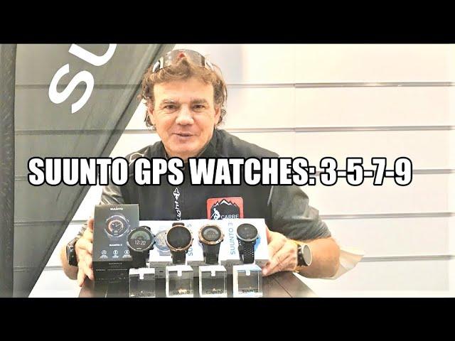 SUUNTO GPS WATCHES: How to choose the best for you. Suunto 3; Suunto 5; Suunto 7; Suunto 9.