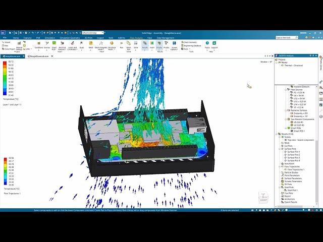 Nowości w Solid Edge 2024:  Simcenter FLOEFD for Solid Edge