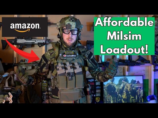 BUDGET Airsoft Milsim Loadout for Green Team! | Amazon Airsoft Gear | Tiger Stripe COST | NFSTRIKE