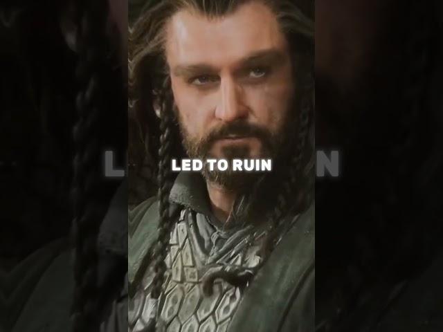 ¿Did you know that..... Thorin Oakenshield fears following in the footsteps of his grandf?️ #shorts