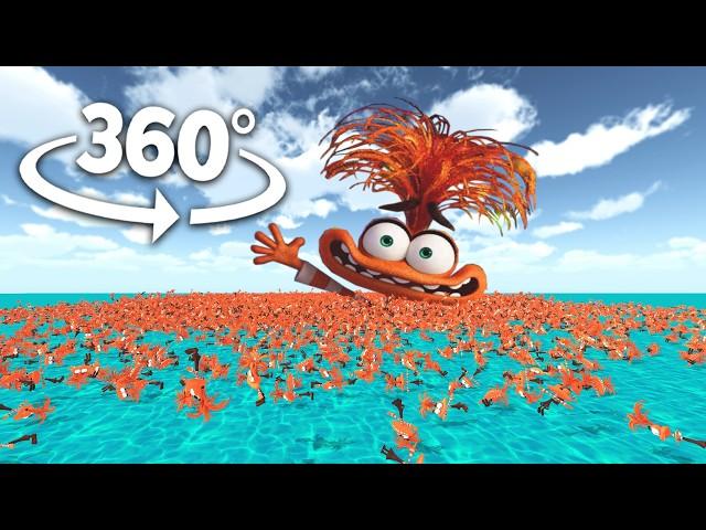 Inside Out 2 ANXIETY 50,000 TIMES! 360° | VR/360° Experience