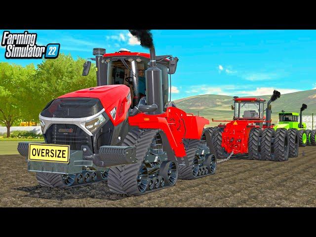 OVERSIZE TRACTOR TUG OF WAR - NEW VS OLD | FARMING SIMULATOR 22