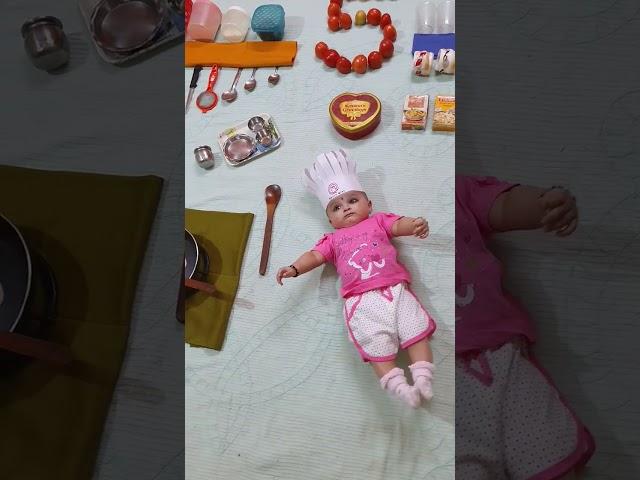 masterchef theme baby monthly birthday decoration ideas Baby monthly photoshoot ideas