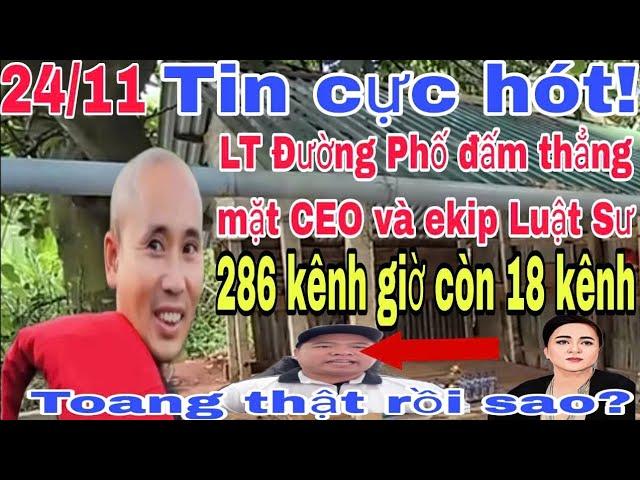  Mưu đồ tạo phản. Lang thang đường phố vả thẳng mặt CEO và ekip LS . 218 kênh mà dám rút còn 18.