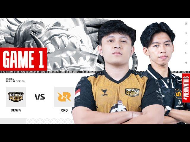 DEWA UNITED ESPORTS vs RRQ HOSHI | Regular Season Week 5 Day 2 | Game 1 | #MPLIDS14