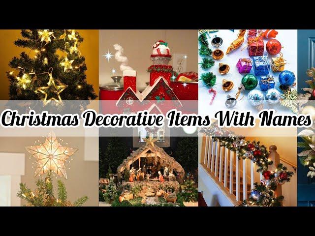 Christmas decorative items name | 20 Christmas decorations you must own | Christmas decoration Ideas