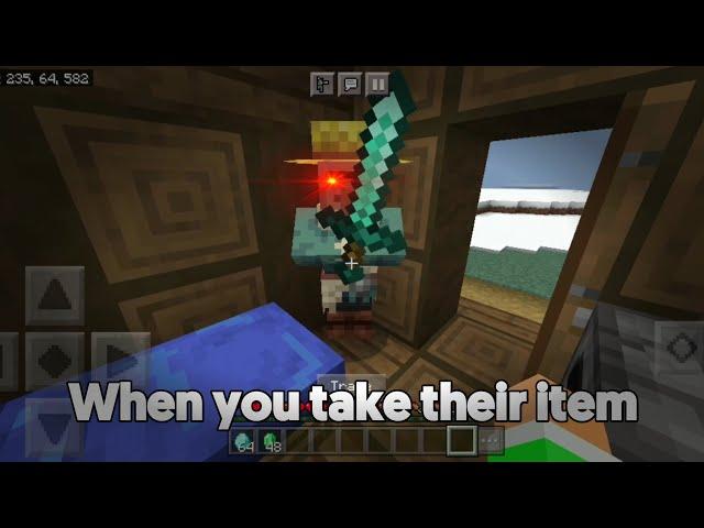 When you take their items for trade - OpenZane