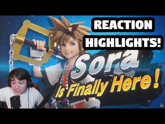 Sora In Smash Bros Ultimate Reaction Highlights