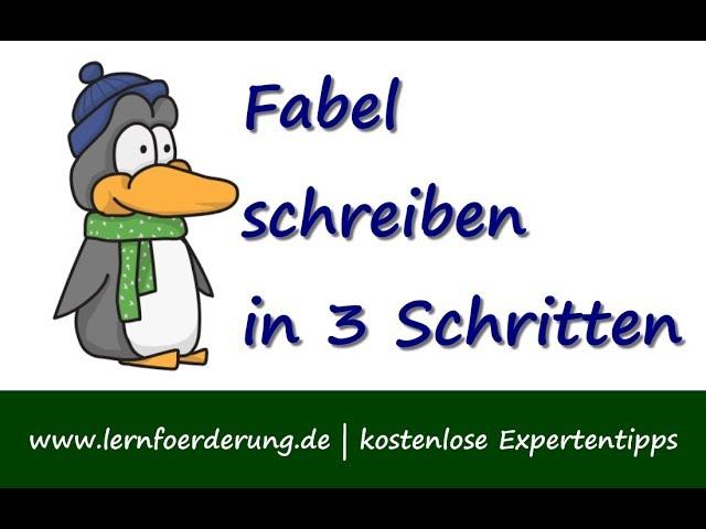  Fabel schreiben in 3 Schritten - alles Wichtige für die eigene Fabel