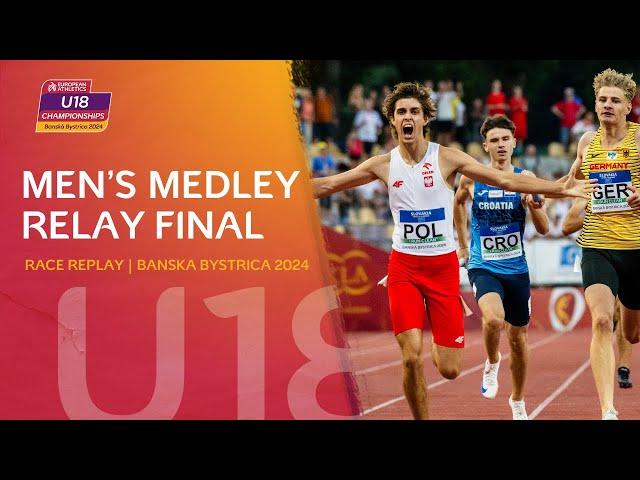 Last leg COMEBACK!  Men's medley relay final | Banska Bystrica 2024