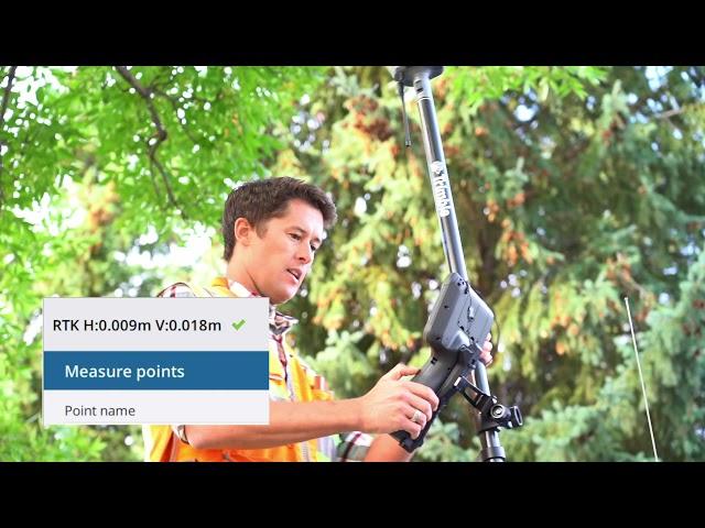 Trimble R12 Field Test: Mixed Trees