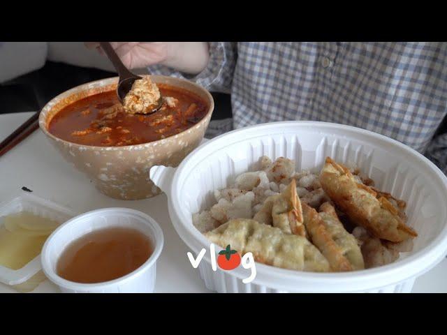 ENG) The P's Unplanned Trip to Gangneung../ Kalguksu, Corn Latte, Cafe, Central Market & More