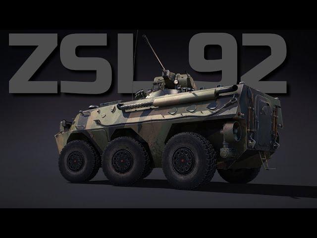 ПАРТИЙНАЯ АВТОПУШКА. Геймплей новинки патча "Активный поиск" - ZSL 92 в War Thunder.