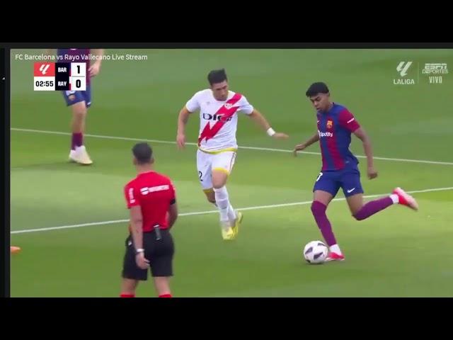 Lamine Yamal Assist Lewandowski Goal vs Rayo 19/05/2024