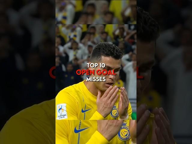 Top 10 worst open goal misses