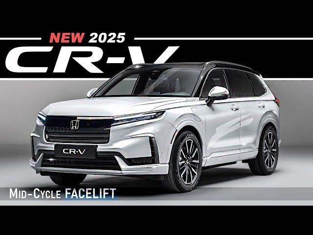 New Honda CR-V 2025 Facelift - FIRST LOOK at Exterior Redesign & Interior Refresh