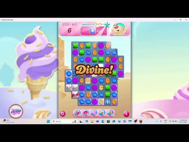 Candy Crush Saga Level 3721 NO BOOSTER