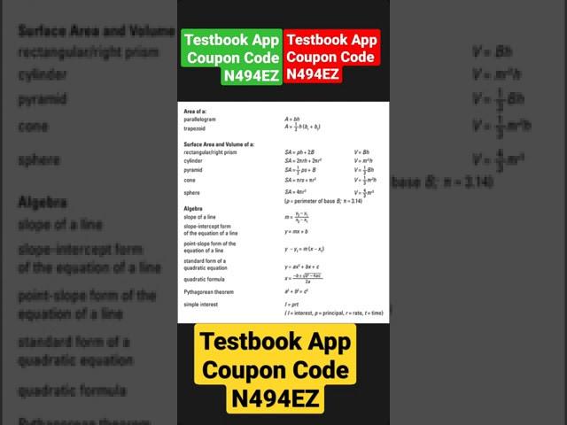 important maths Formulas mathematics ssc cgl chsl ntpc rrb banking Railways competitive exams gate