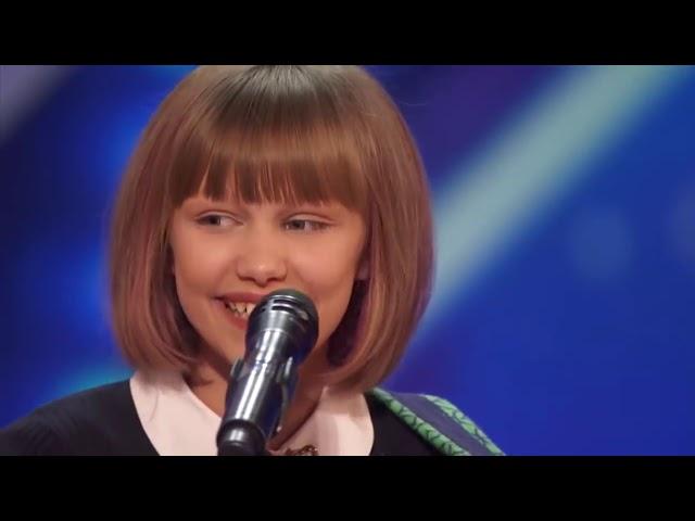 14-летняя победительница шоу Америка имеет талант!  Русские субтитры Grace VanderWaal subtitles.