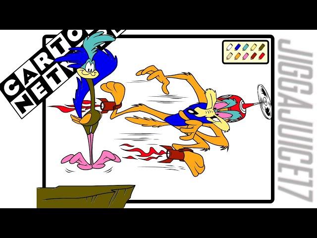 Cartoon Network Coloring: Roadrunner Flash Game (No Commentary)