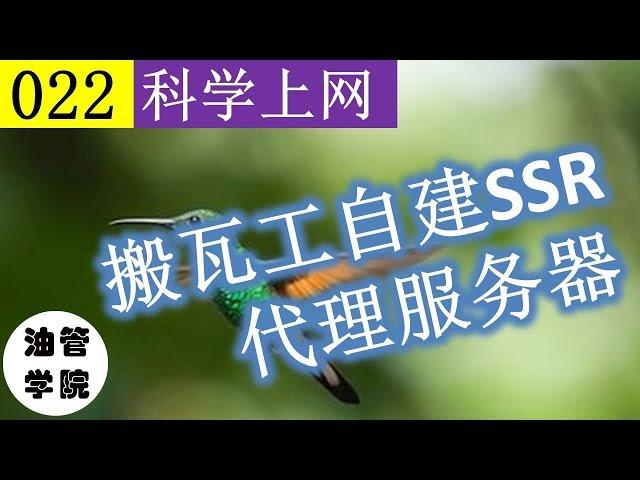 4.7搬瓦工搭建SSR！比VPN还快~搬瓦工VPS只需130块一年，速度还快，推荐最具性价比的国外云，自己搭建SSR代理Youtube播放1080P完全无压力 - 油管学院