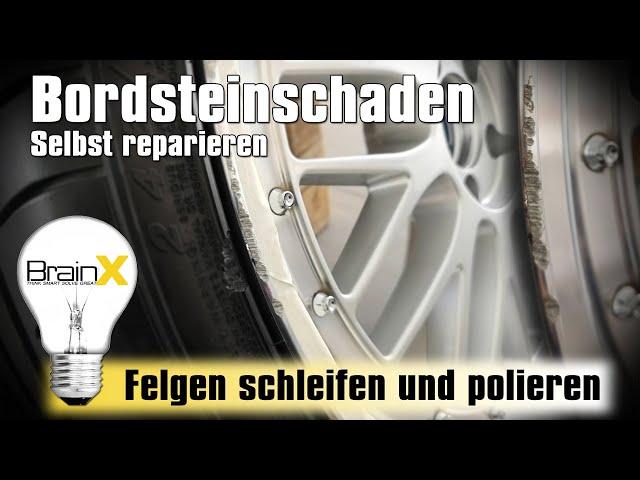 Bordsteinschaden reparieren Felgen Reparatur Felgen polieren