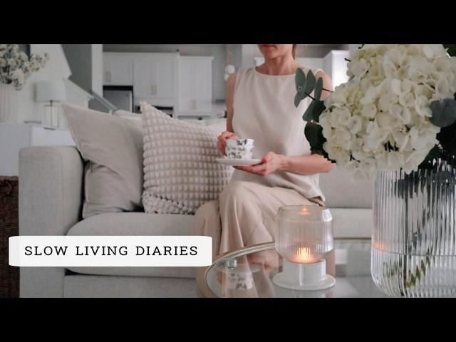 [ SLOW LIVING DIARIES ] 6 AM Relaxing Morning Routine | Calm And Productive Routines [Sub]