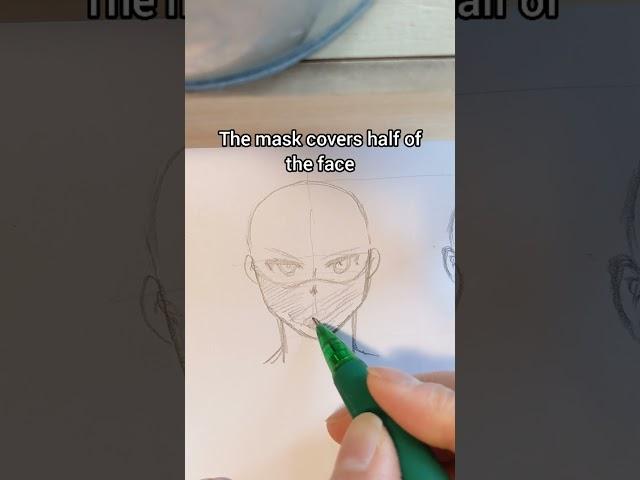 #shorts How to draw a mask