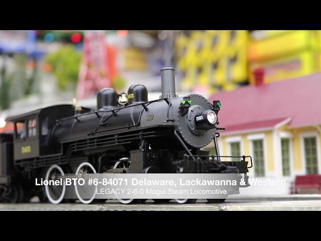 Lionel BTO #6-84071 Delaware, Lackawanna & Western LEGACY 2-6-0 Mogul Steam Locomotive