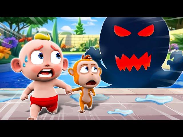 Monster In The Pool  - Monster Song | More Funny Song & Nursery Rhymes For Kids