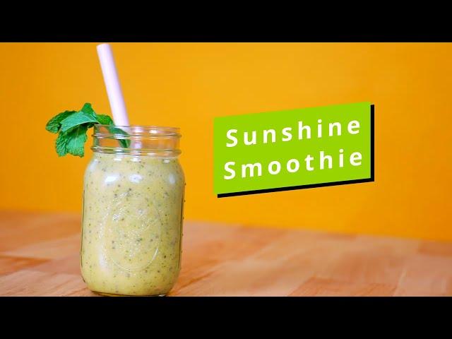 Boost Your Energy Naturally with the Sunshine Smoothie ️ | Caffeine-Free Energy Recipe