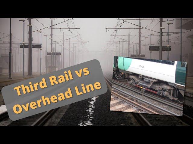 How Trains Are Powered on the Railway | Third Rail vs Over Head Line Wires