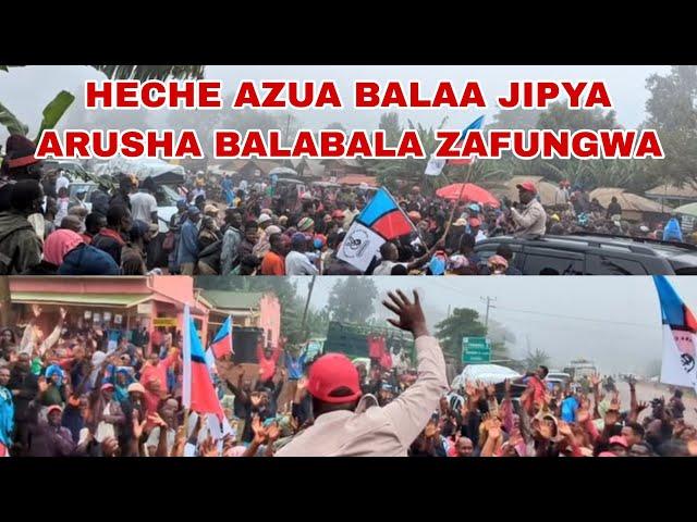 BALAA JIPYA HECHE ALIVYOFUNGA BALABALANI KWA MAKONDA MAPOKEZI SIO KITOTO APIGILIA MSUMALI