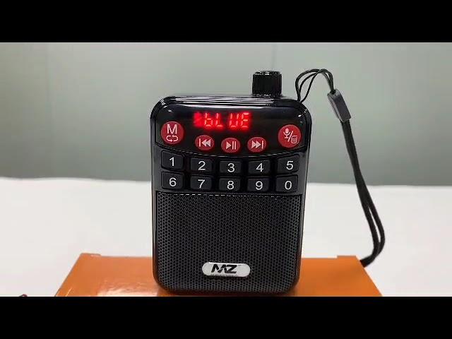 MZ M63VP (Multimedia Digital Player) with Bluetooth FM 3W Speaker FM Radio