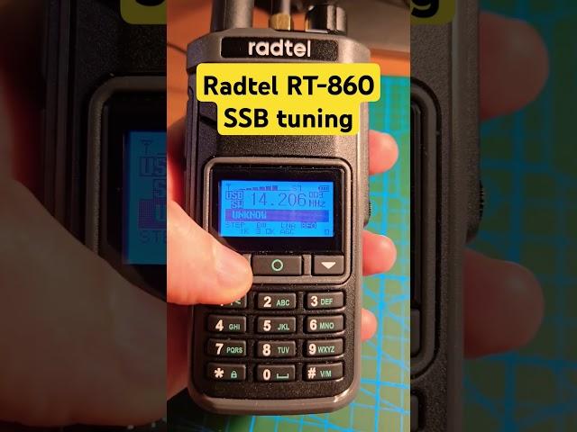 Radtel RT-860 SSB tuning