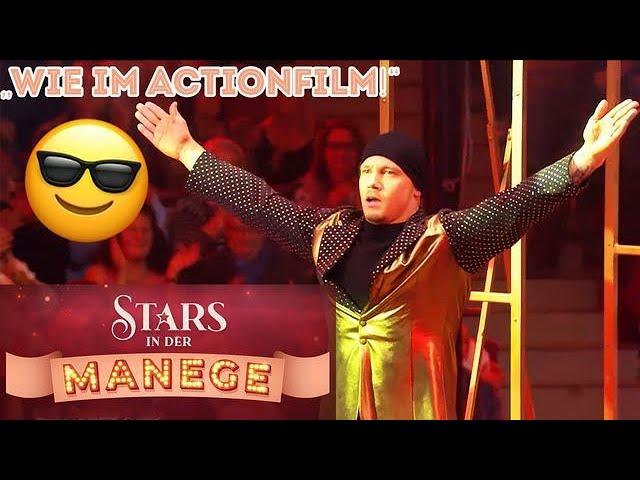 Trampolinshow mit Fabian Hambüchen  "Wie im ACTIONFILM" | Stars in der Manege | SAT.1